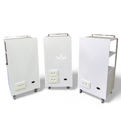 Педикюрний візок BVC скло з розетками