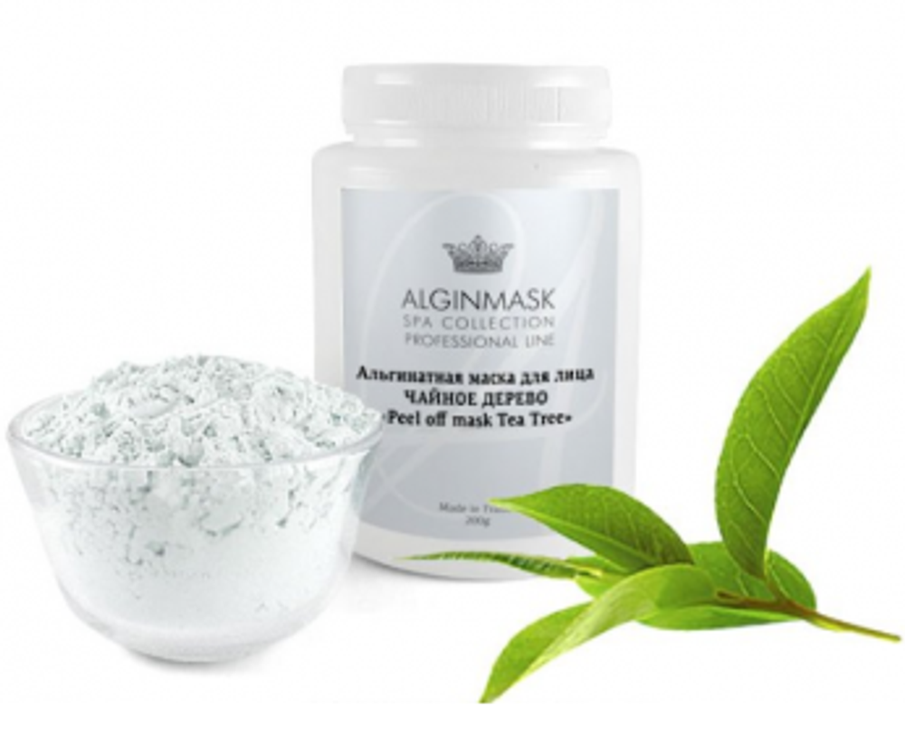 Альгинатная маска для лица чайное дерево Peel off mask Tea Tree, Alginmask