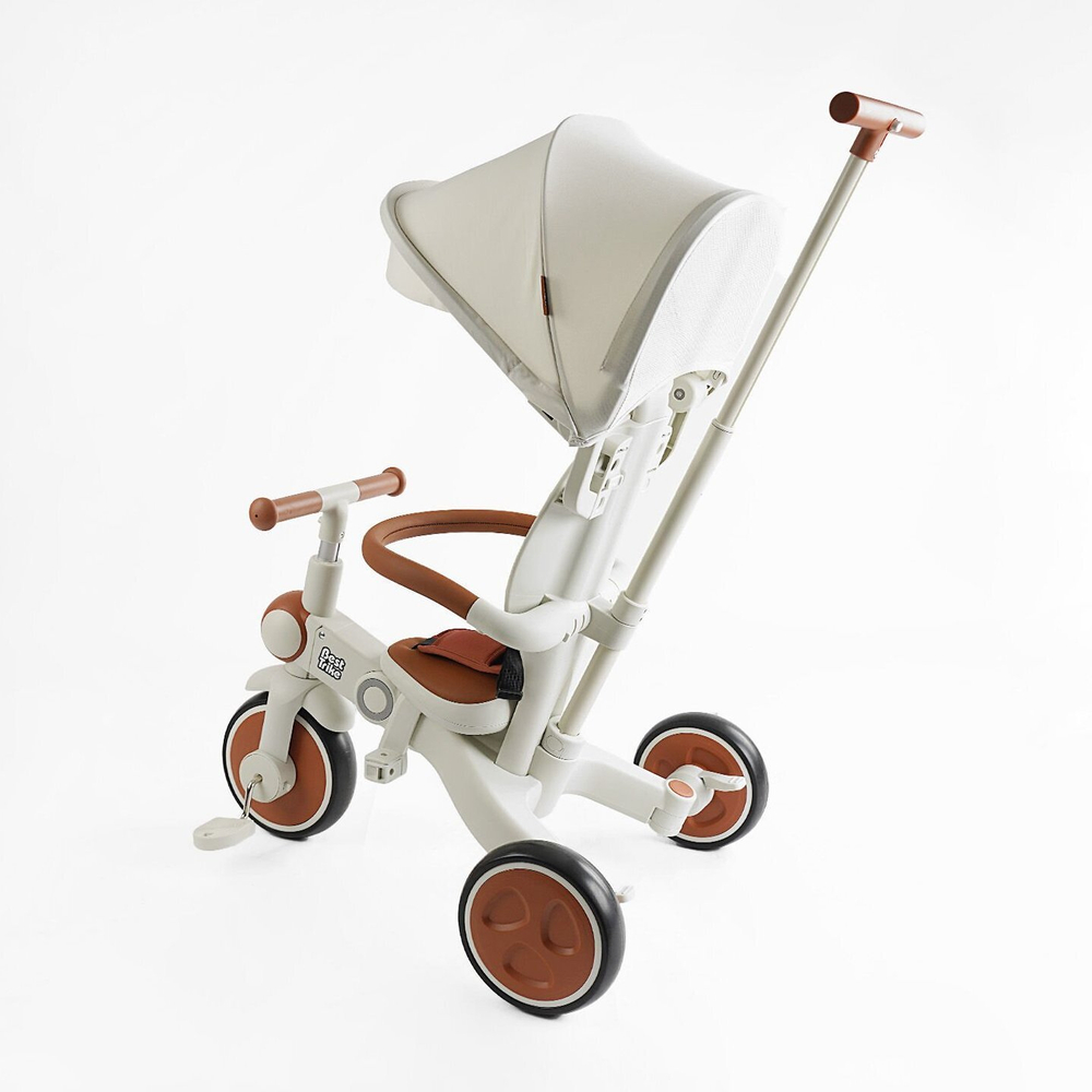 Дитячий триколісний велосипед-трансформер Best Trike BS-12 EVA складний