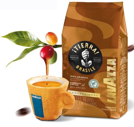 Кофе в зернах Lavazza !Tierra! Brasile 100% Arabica 1000g