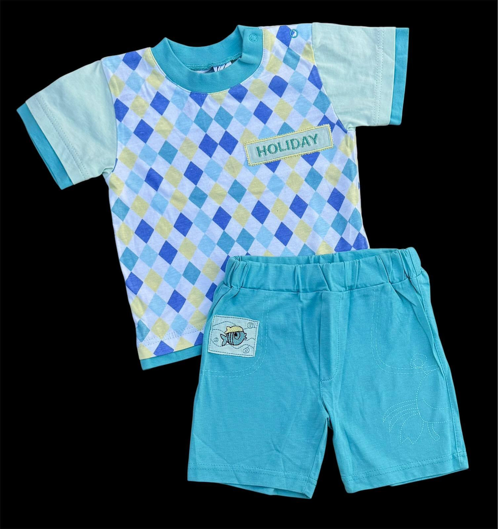 Костюм 2в1: футболка, шорти, кулір ТМ "V-Tex"