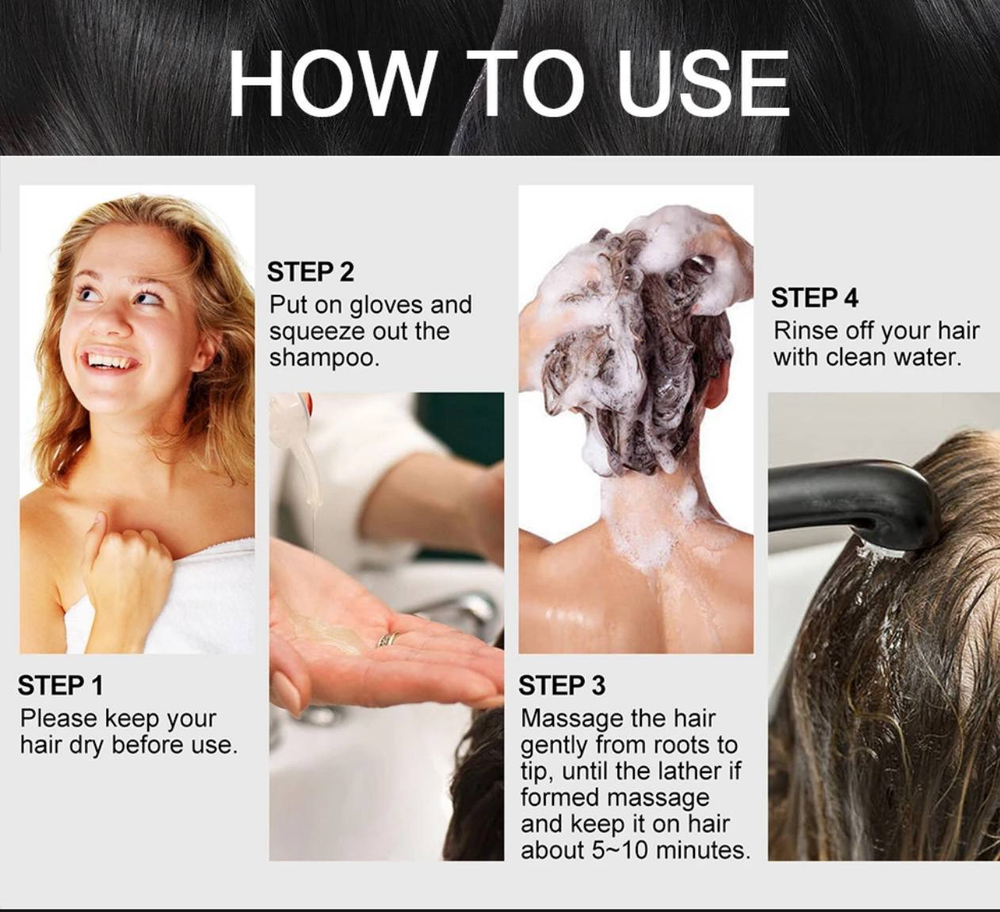 Шампунь-краска для волос