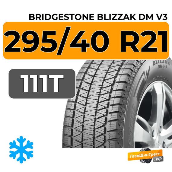 Bridgestone Blizzak DM V3 295/40 R21 111T XL