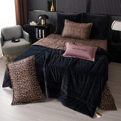 Комплект постельного белья Сатин Velouria Luxe с Одеялом VL004