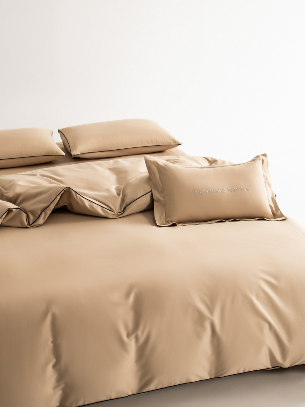 Комплект постельного белья Однотонный Сатин Элитный OCE005