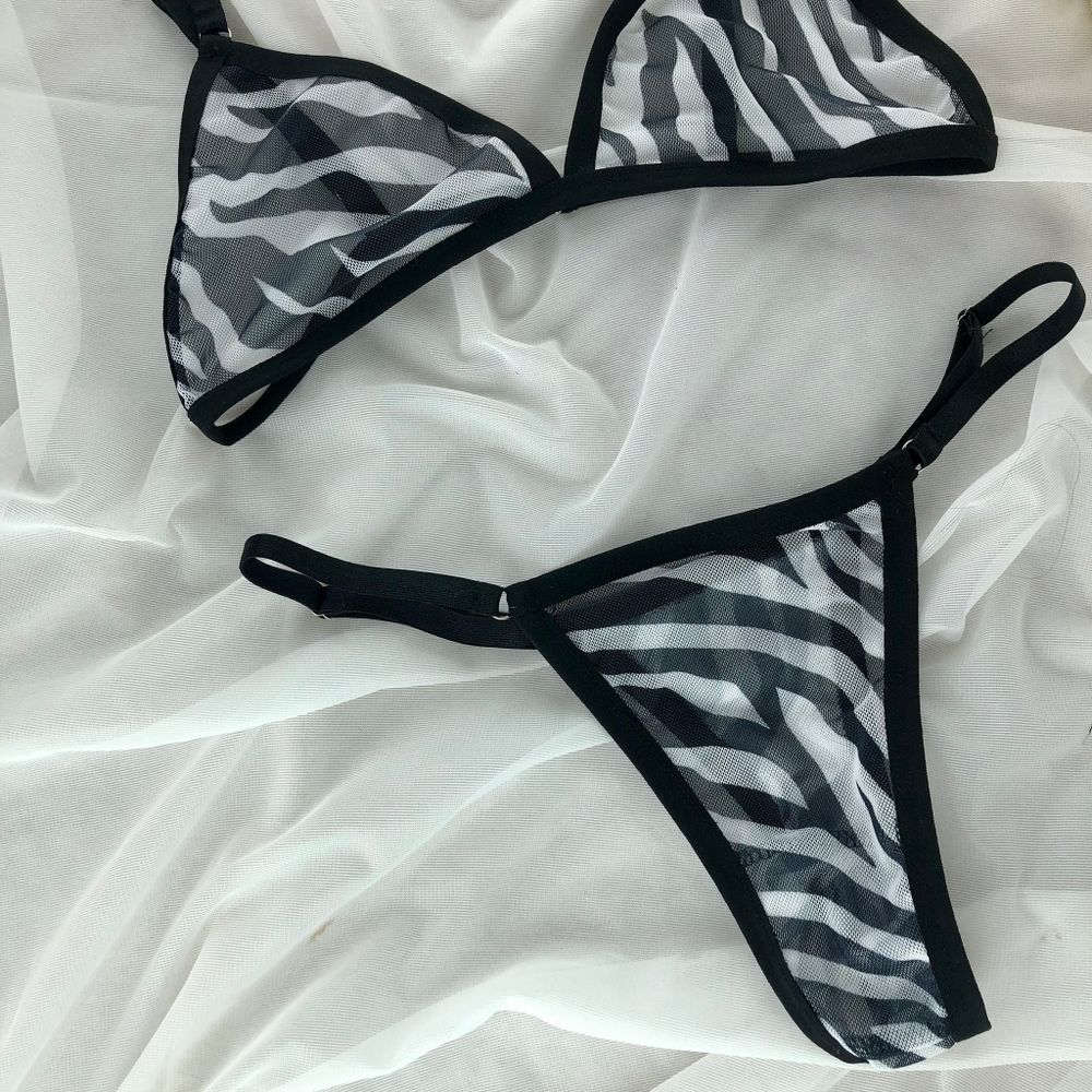 Комплект з принтом зебра