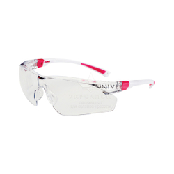 Окуляри захисні незапотіваючі з покриттям від подряпин біло-рожеві, 506u Univet