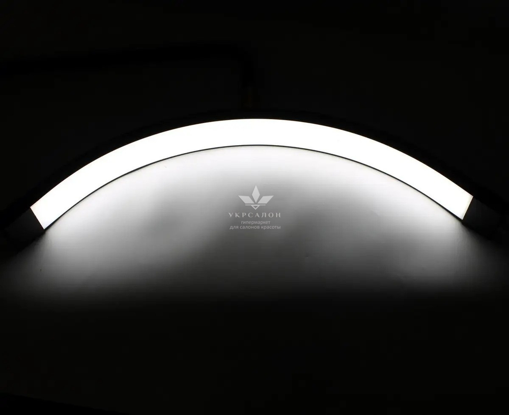 Безтіньова Led лампа для бьюті майстра Smart Moon Light HD-M8X, 60 Вт, чорна