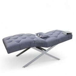 Анатомическая кушетка Mark 444-14 с пуговицами для лашмейкеров и бровистов