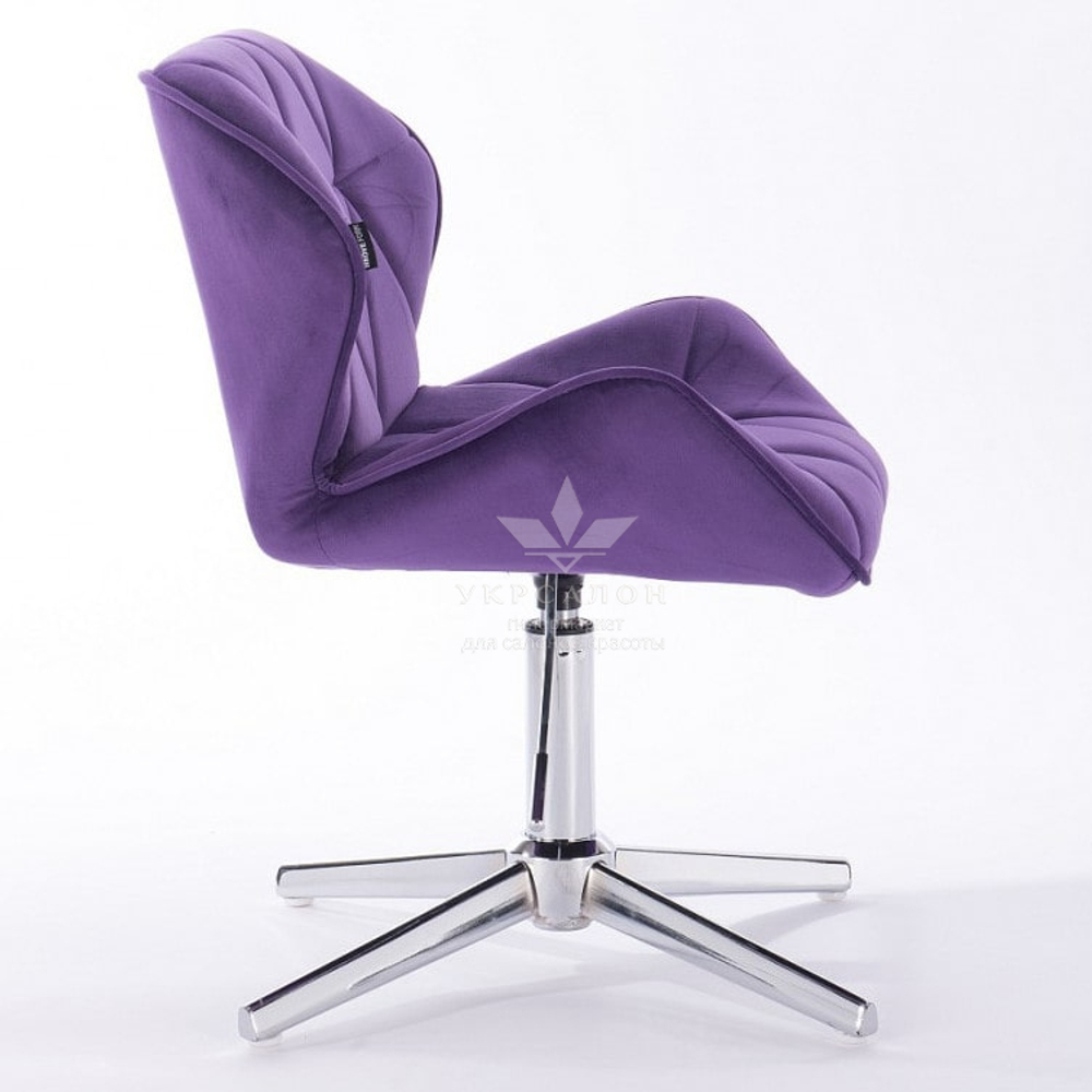 Стільчик клієнта Paris velor cross