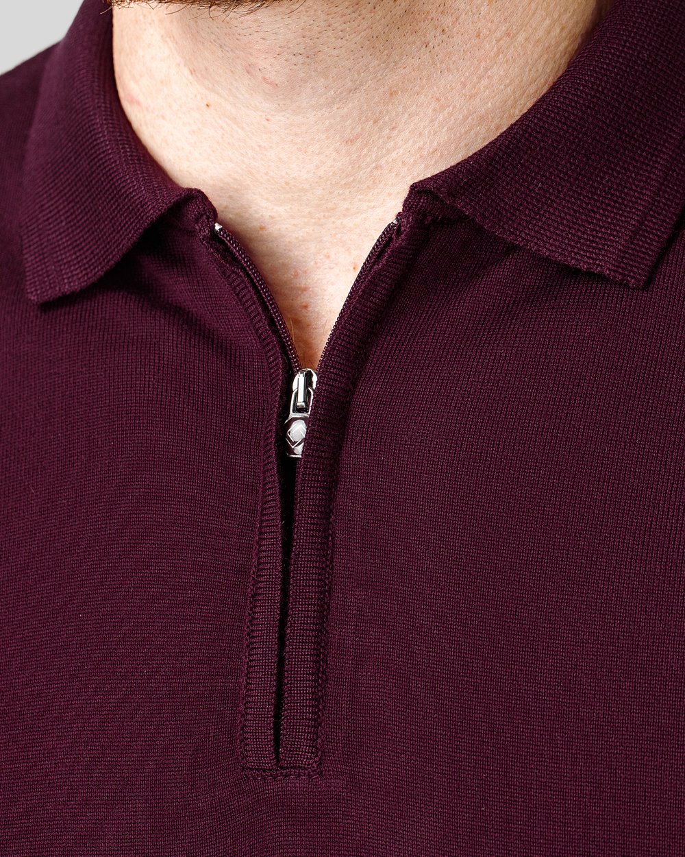 Футболка чоловіча на блискавці бордова (арт. 7462300206)