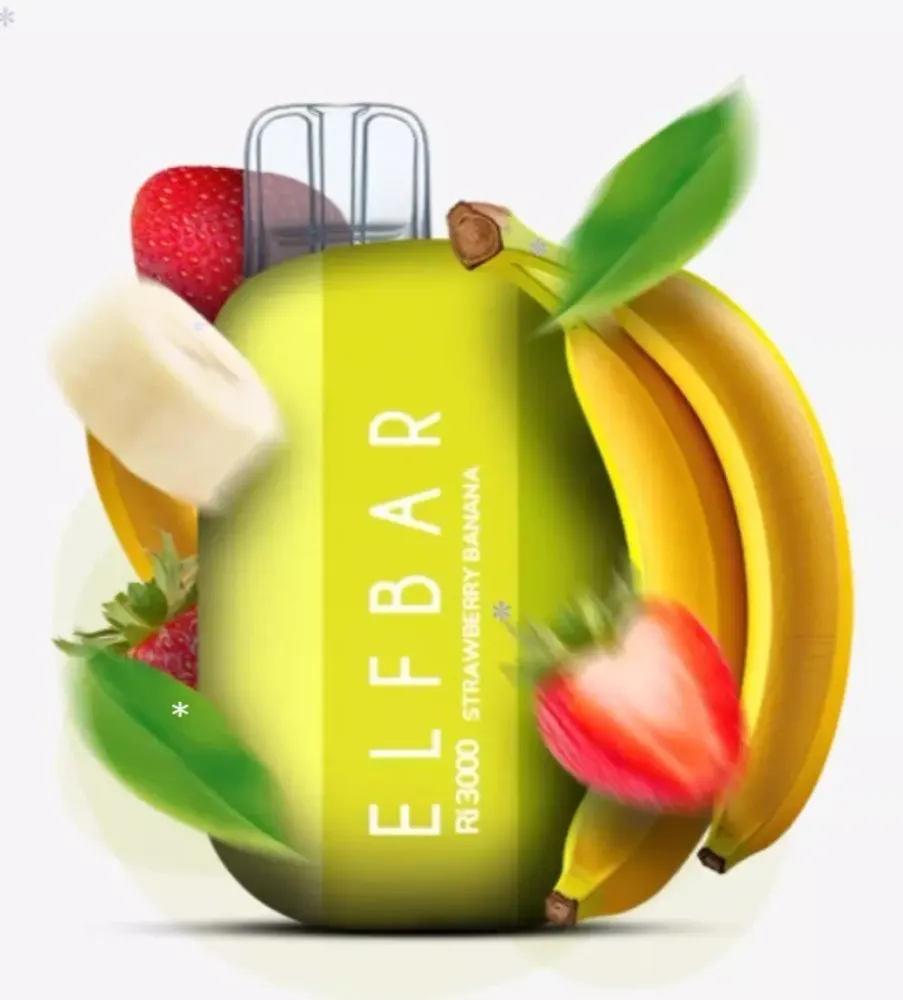 ELF BAR Ri3000 - Strawberry Banana (5% nic)