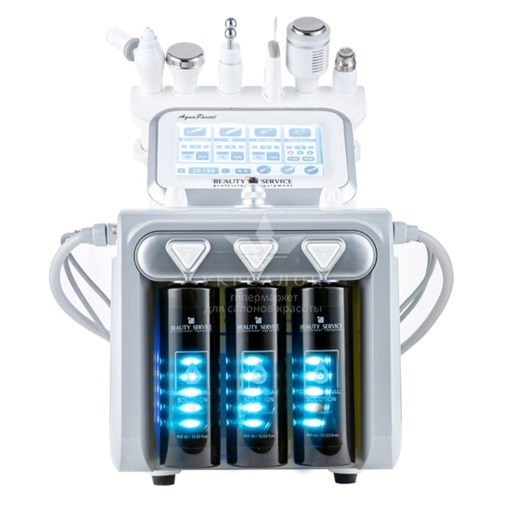 Апарат для гідропілінгу AquaFacial 8-в-1 з LED-маскою