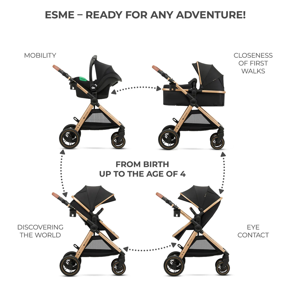 Универсальная коляска 3 в 1 Kinderkraft Esme