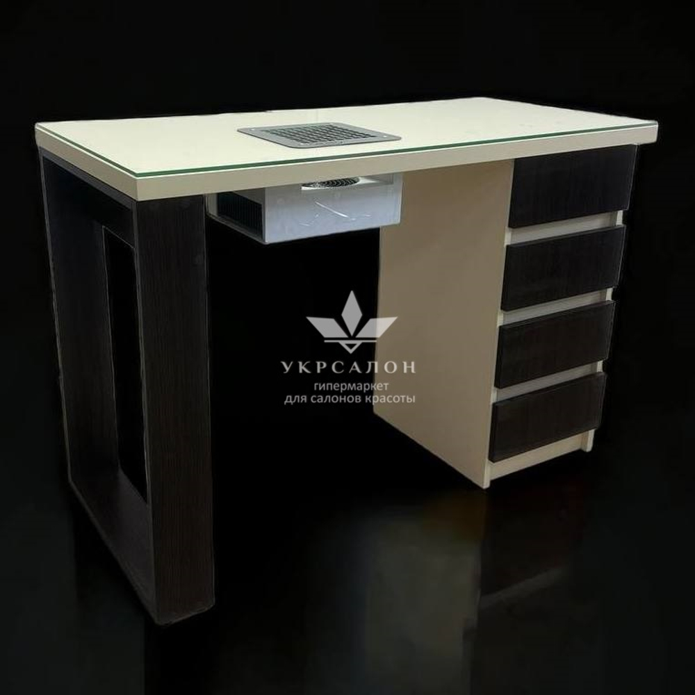 Маникюрный стол Mark SM-100 с вытяжкой и защитным стеклом
