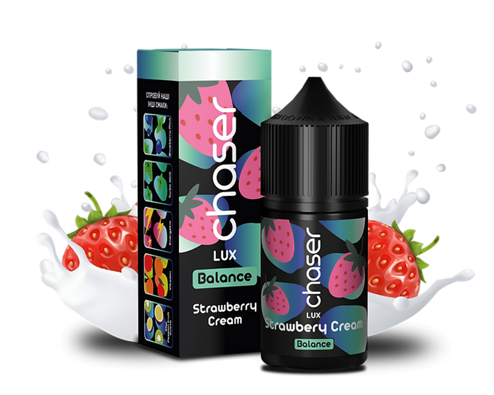 CHASER LUX Strawberry Ice Cream (6,5%nic, 30ml)
