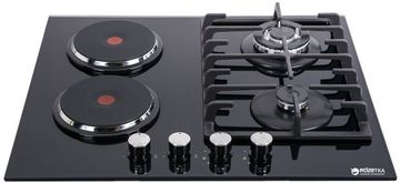 Варильна поверхня комбінована VENTOLUX HSF622-B3G CEST (BK)