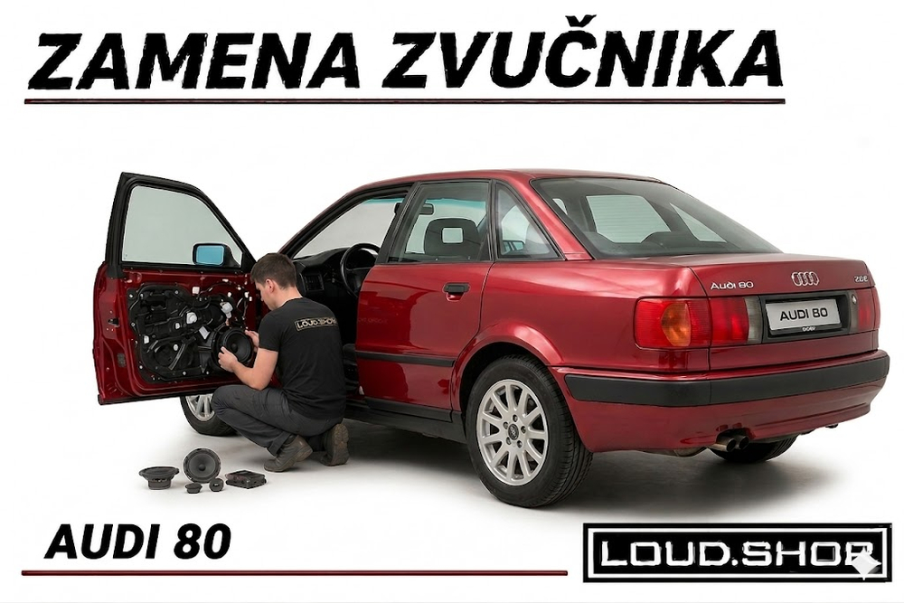 Komplet Zvučnika za Audi 80