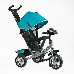 Дитячий триколісний велосипед Best Trike 6588 піна/фара, з батьківською ручкою