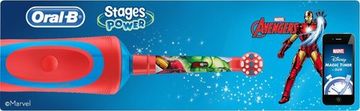 Дитяча електрична зубна щітка Oral-B D12.513.1 Stages Power Avengers «Супергерої»