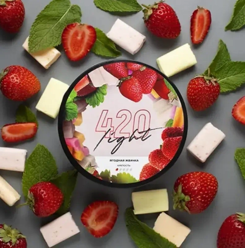 Табак 420 Light Ягодная Жвачка 100г