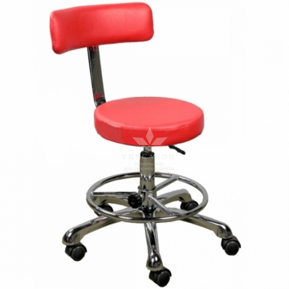 Стільчик майстра зі спинкою на пневматику ZD-2116