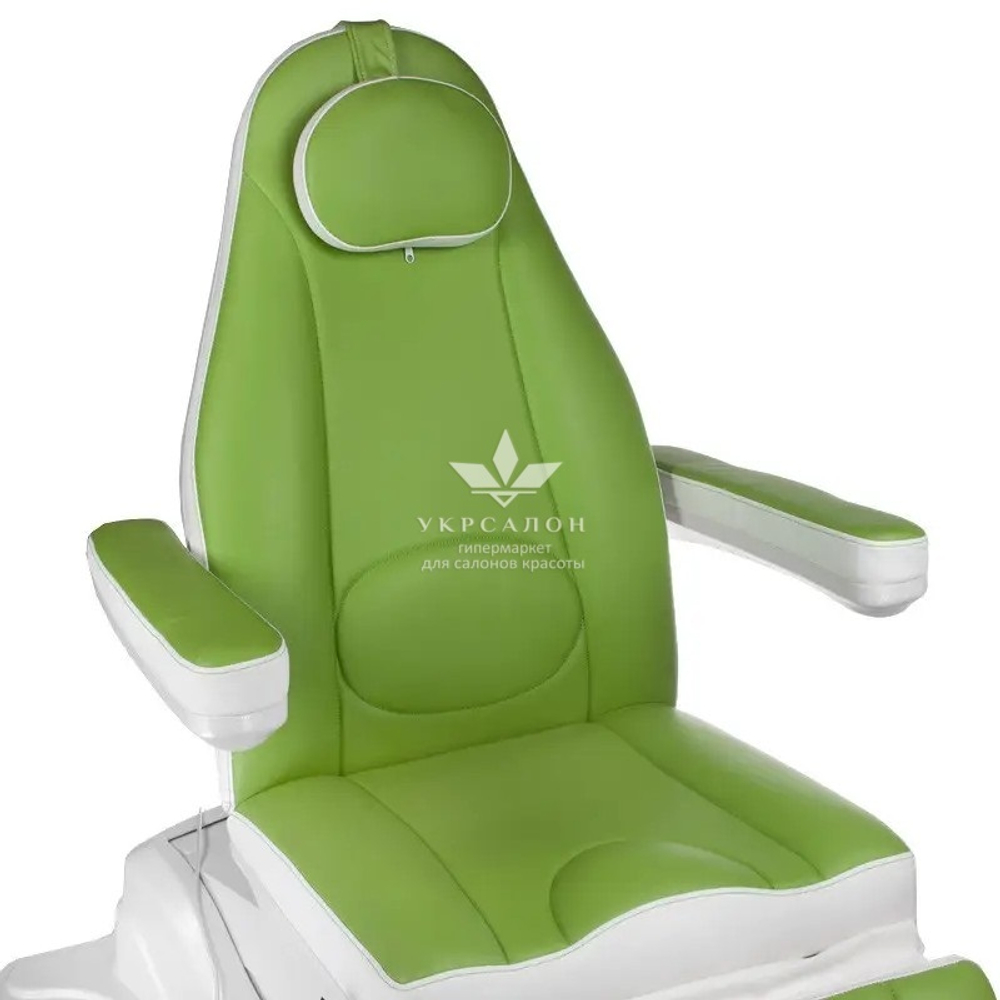 Косметологічна електрична кушетка Mazaro BR-6672B (3 мотори), green