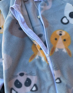 Комбінезон (ромпер) "Лісові звірята", фліс ТМ "Merry bee"