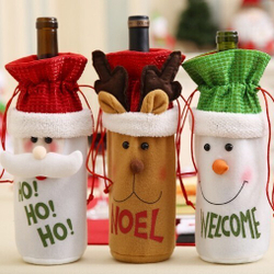 Мешочек для вина новогодний Снеговик