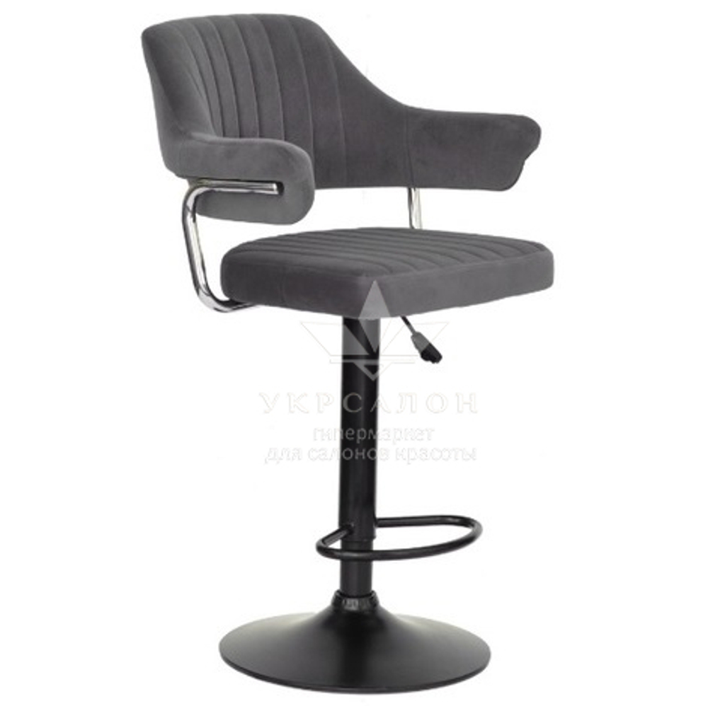 Стілець для візажу Jef velor black