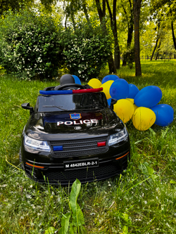 Дитячий електромобіль поліцейська машина Bambi M 4842EBLR