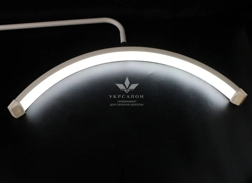 Бестеневая настольная Led лампа на струбцине Moon HD-M6X (SP-006), 50 Вт, белая