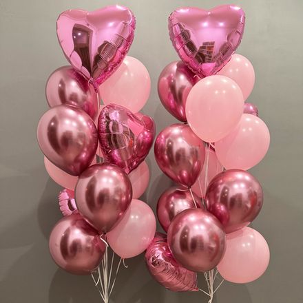 Рожеві гелеві кульки