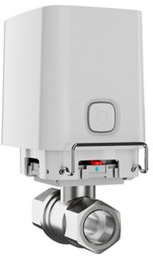 Розумний кульовий кран Ajax WaterStop 1/2" Jeweler бездротовий Білий (000029710)