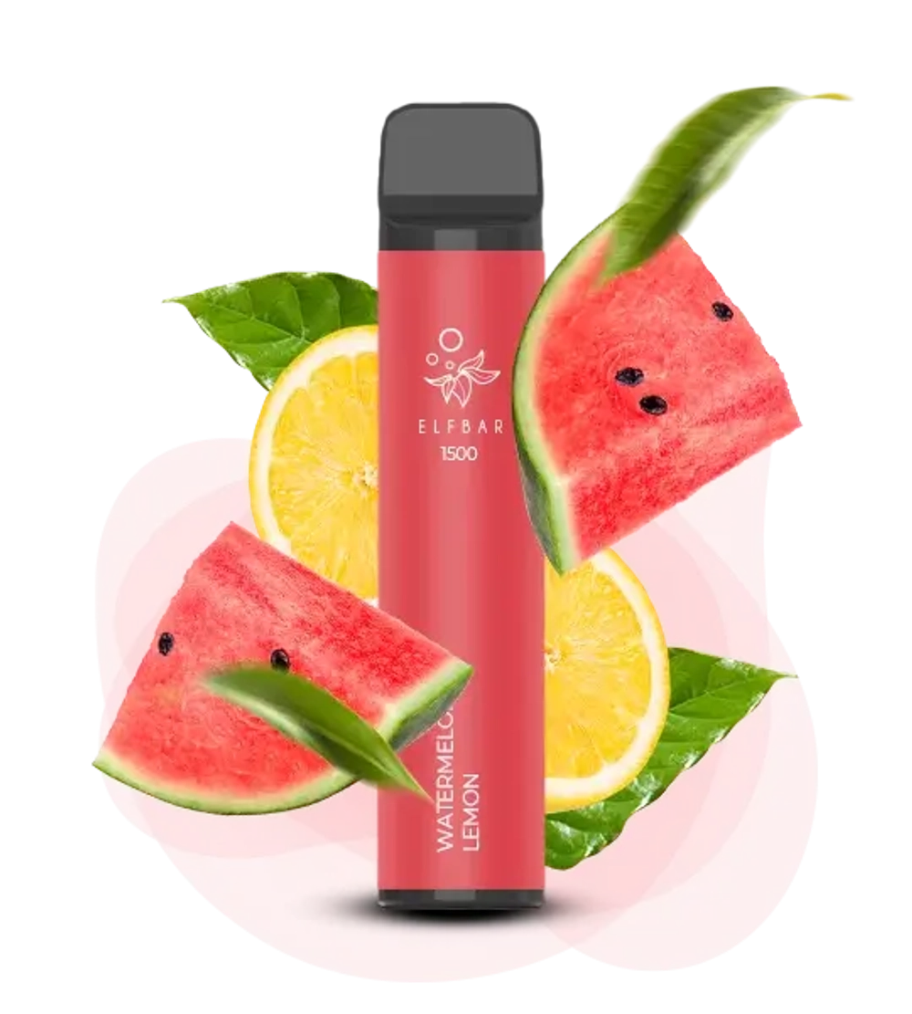 Elf Bar 1500 - Watermelon Lemon (5% nic)