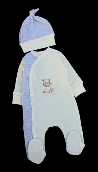 Чоловічок із шапочкою "Ведмежа", футер, ТМ "Happy ТОТ"