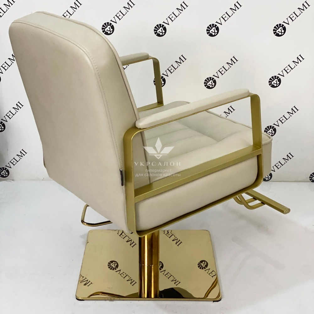 Парикмахерское кресло Bronx Gold с подставкой