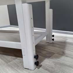 Стаціонарний масажний стіл KP-11 White