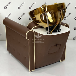 Парикмахерская мойка Perfetto Gold White