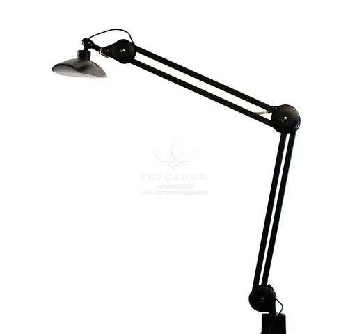Настольная светодиодная бестеневая Led лампа на струбцине Starlet 9501, 24 Вт, черная