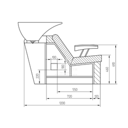 Мийка перукарська 1012-2