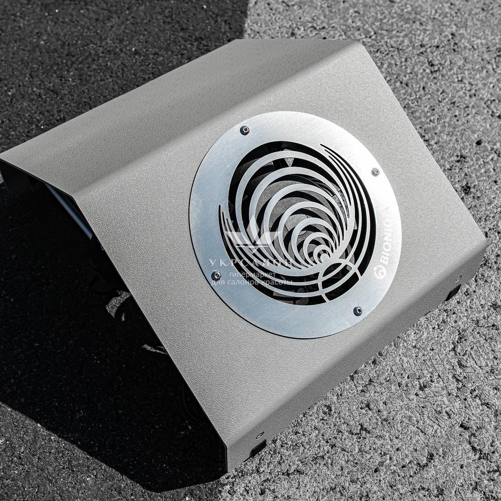 Настільна витяжка з підставкою для манікюру Bioniqa Tabletop V1 Handpad+ Grey