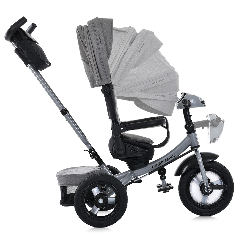 Дитячий триколісний велосипед Turbo Trike MT 1007 гумові колеса