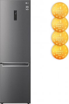 Двокамерний холодильник LG GW-B509SLKM