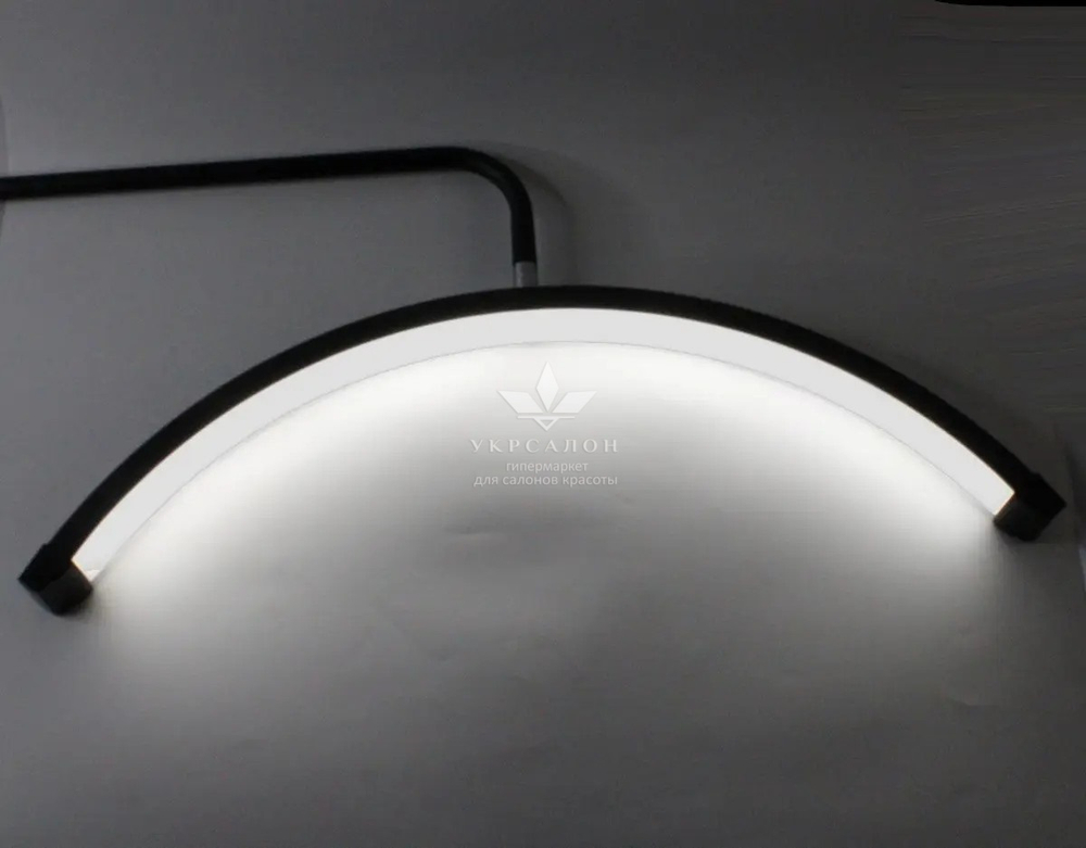 Безтіньова настільна Led лампа на струбціні Moon HD-M6X (SP-006), 50 Вт, чорна