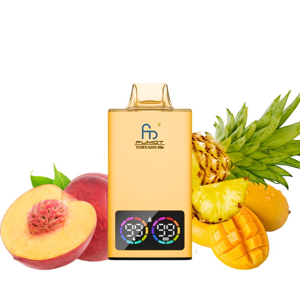 RandM Tornado 35000 - Peach Mango Pineapple 5%