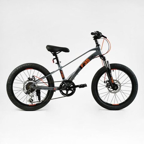 Детский спортивный велосипед 20 дюймов Corso F35 магниевый, оборудование Shimano