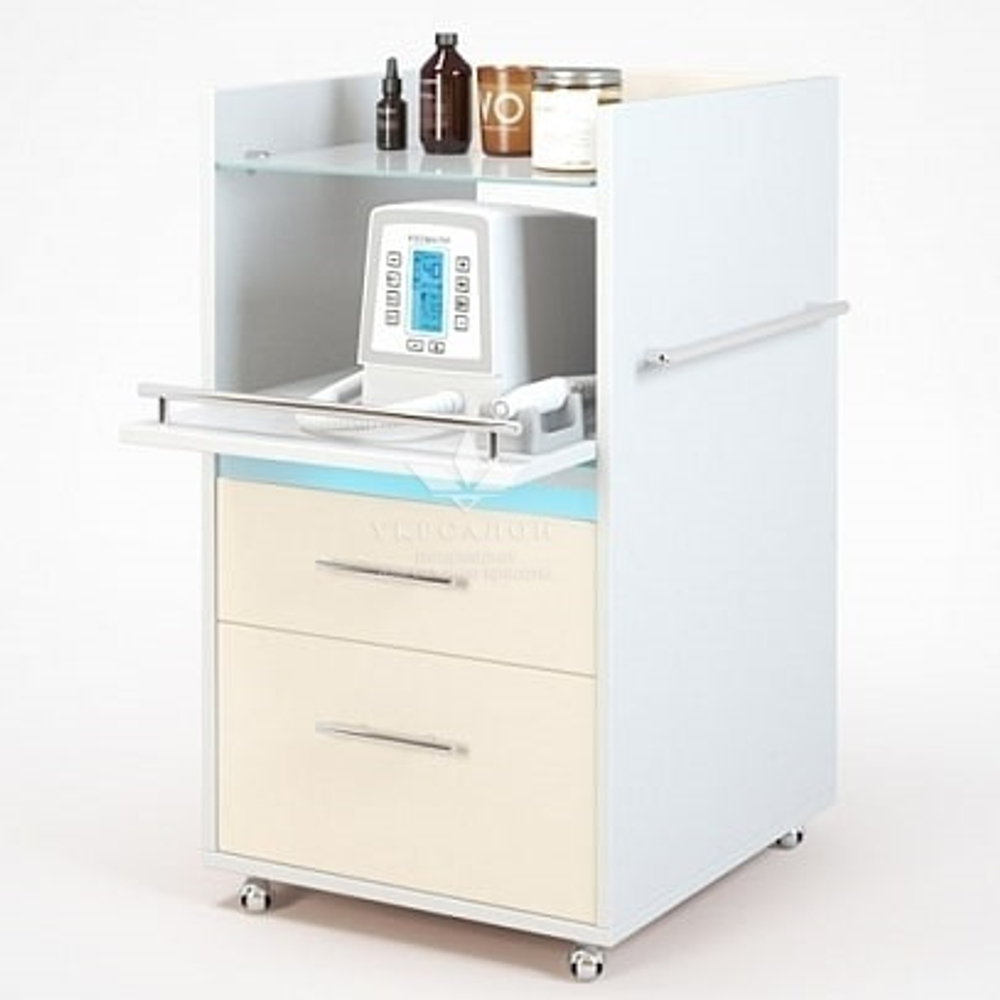 Косметологическая тележка Kubika с бактерицидной лампой