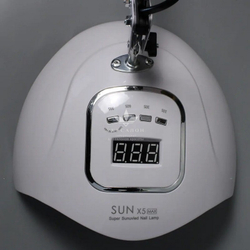Лампа для маникюра и педикюра на штативе Sun X5, 120 Вт, белая