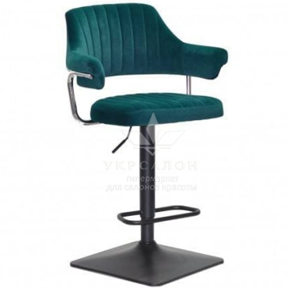 Стільчик для візажу Jef Black quadro Velor